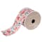 2.5&#x22; Floral Wired Ribbon by Celebrate It&#xAE; Aria Vintage Blush